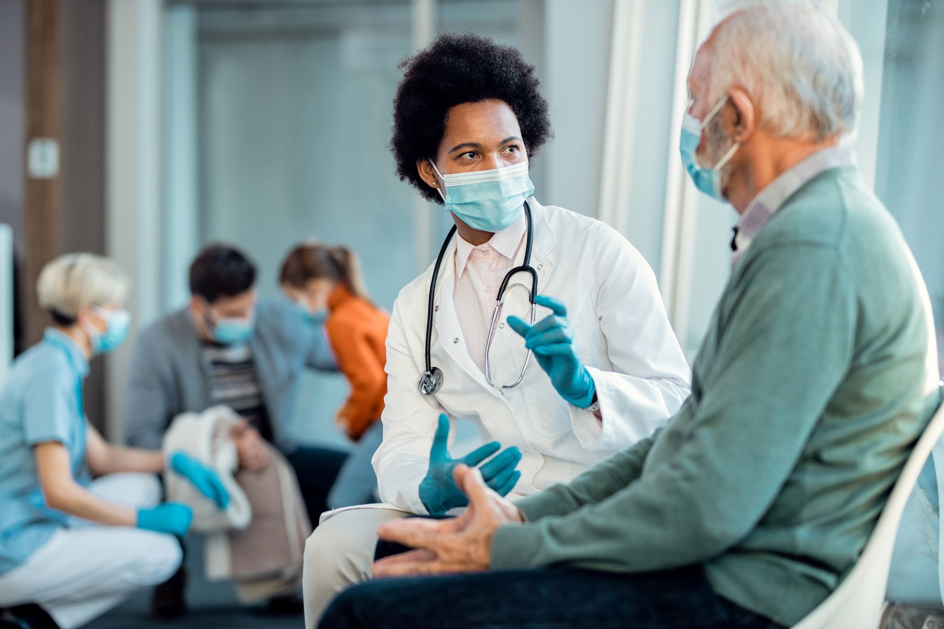 Equipped with the right technology, a doctor at a federally qualified health center gives a patient the care he deserves.