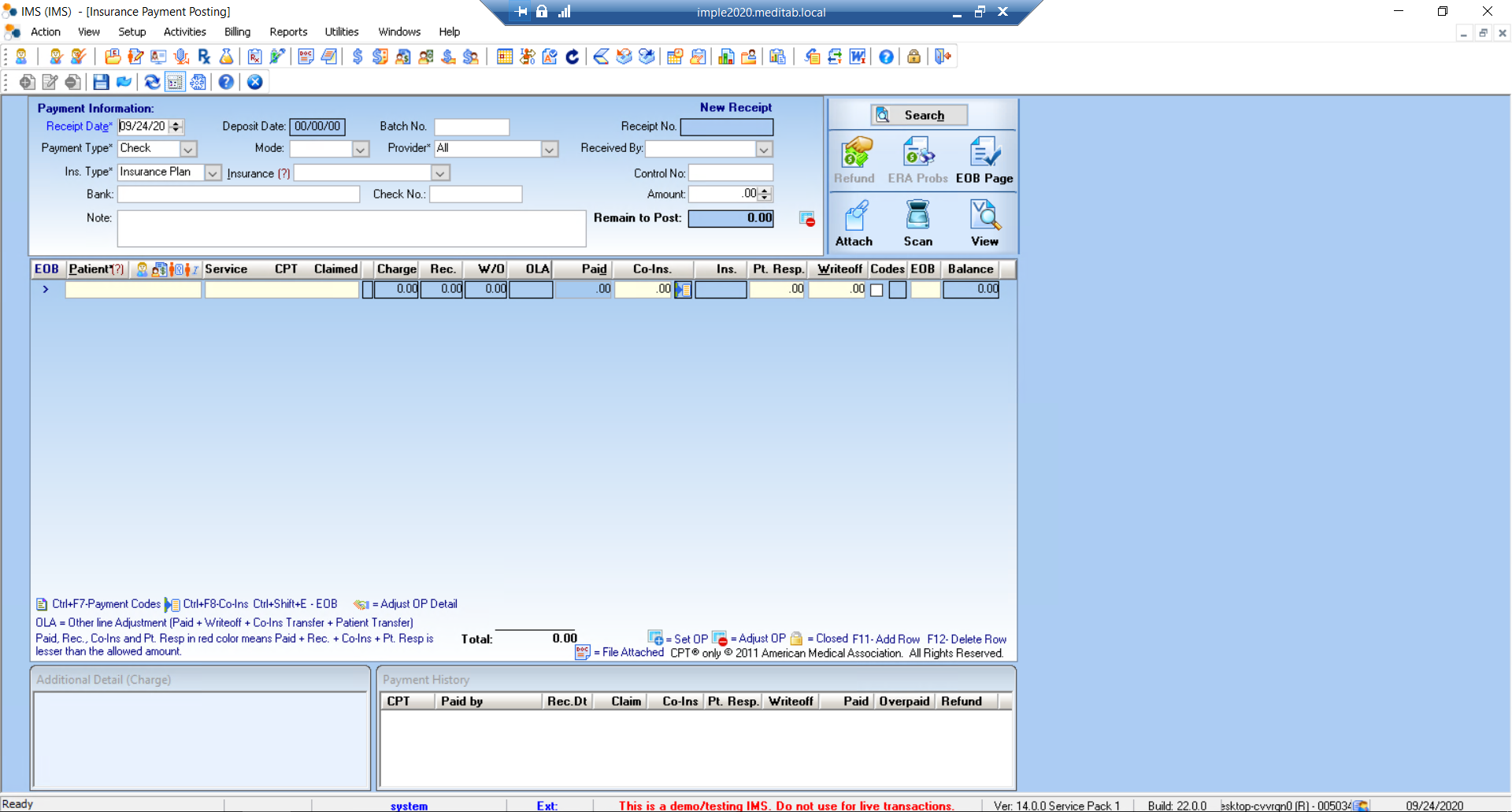 Automated Insurance Eligibility Checks for Pain management EHR