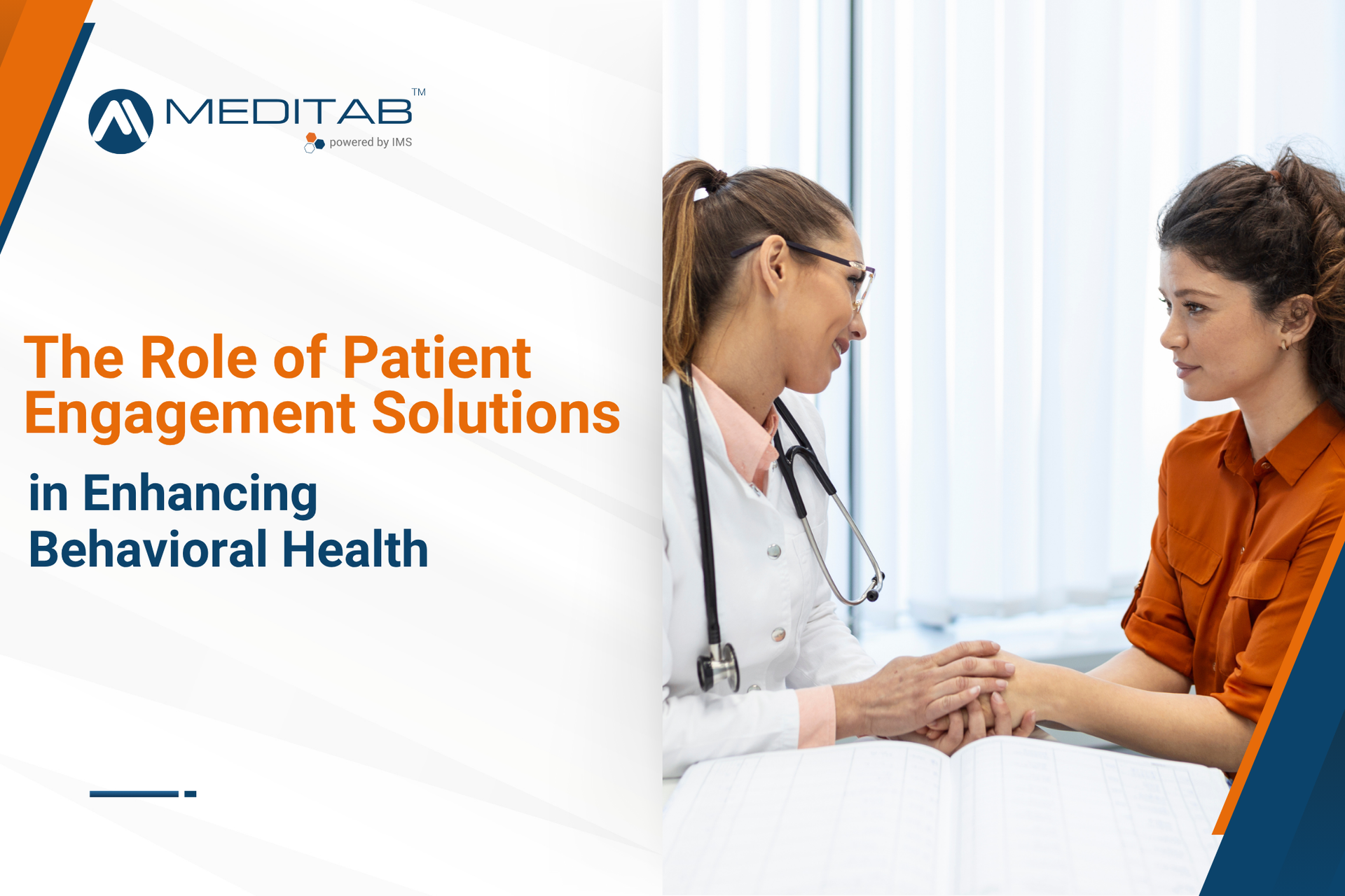 To promote patient communication in behavioral health, a doctor bonds with the patient as their cons