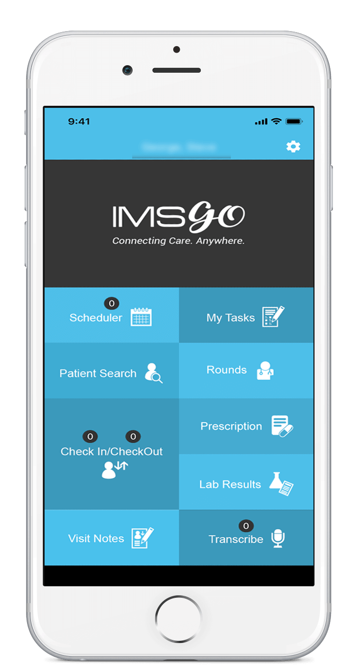 IMSGo displayed on the screen of a iPhone