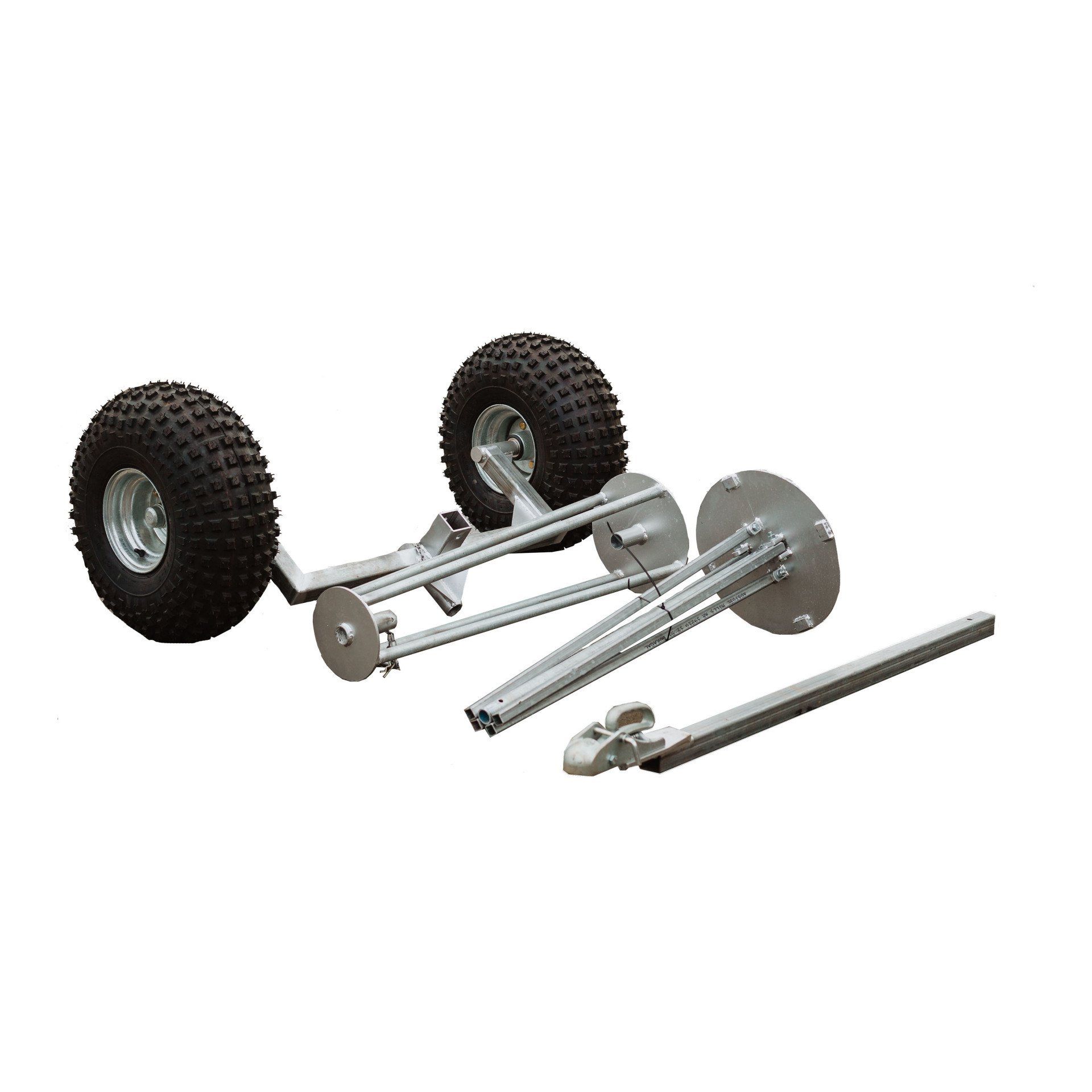 portable spinning Jenny for laying drainage pipe coils