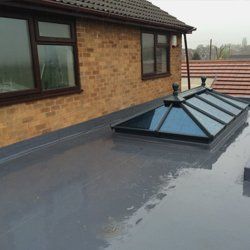Roof for building extensions