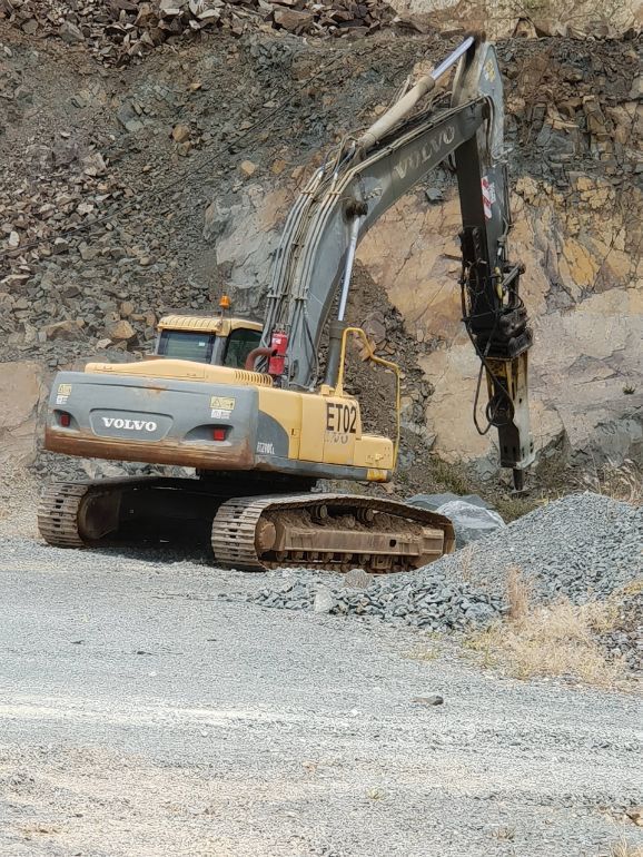 Construction Equipment — Marmor Quarry In Marmor, QLD
