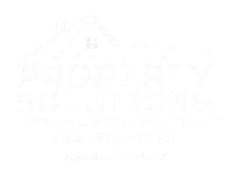Logo for Property Pros, featuring a house outline and company name.