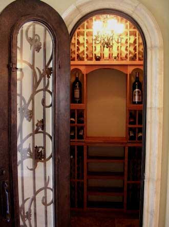 Wine Cellar With Beautiful Entrance, Mark Sweeden Construction, Rocklin, CA