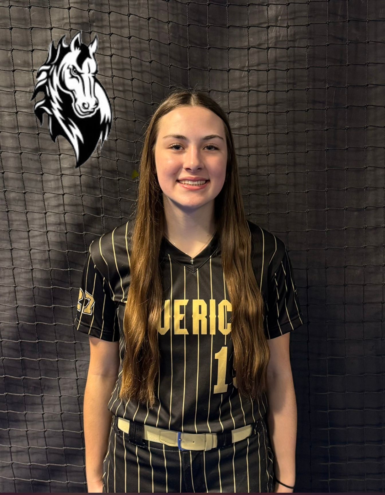 T3 Mavericks softball team, Becca Tornow, welcome to the team graphic