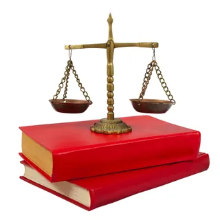 Law Scales on Top of the Books