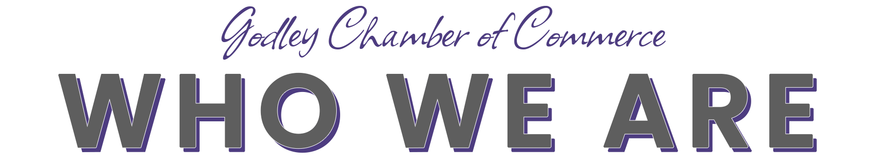 A logo for the gallery chamber of commerce says who we are