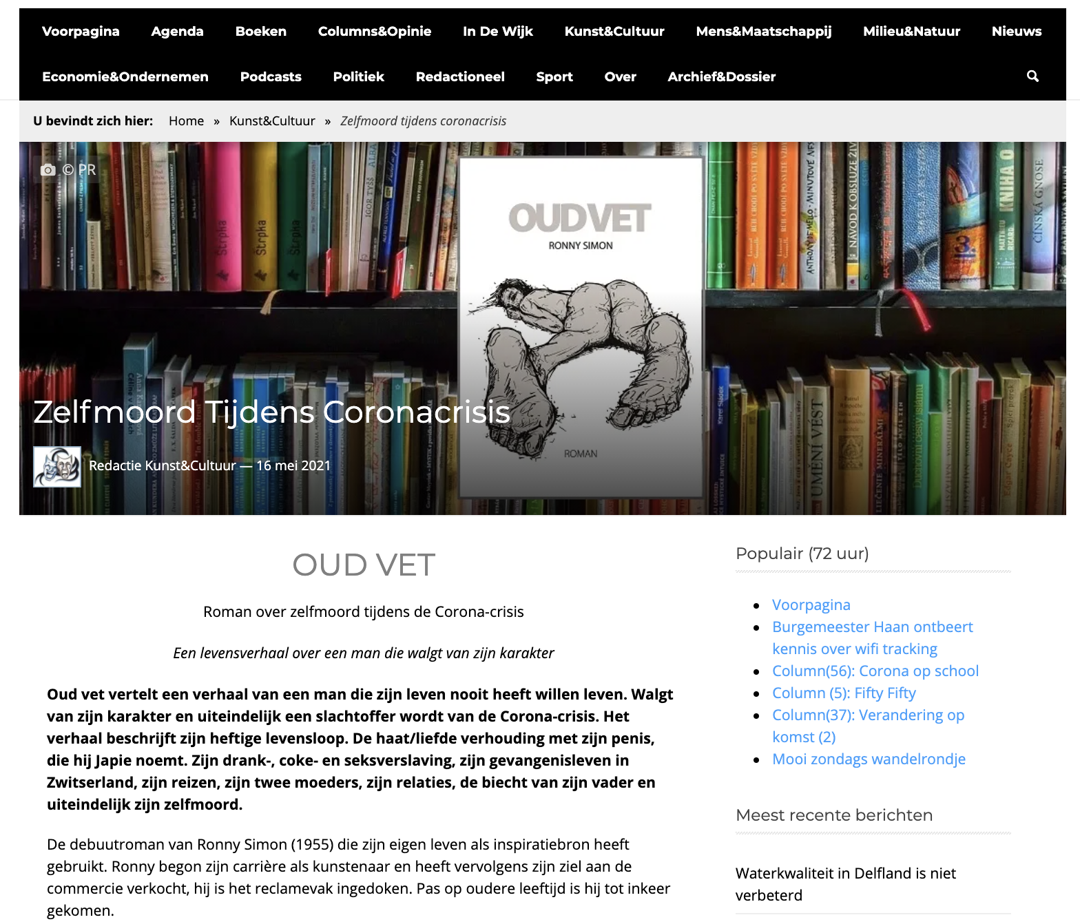 maassluis. Roman Oud vet van Ronny Simon online te koop.