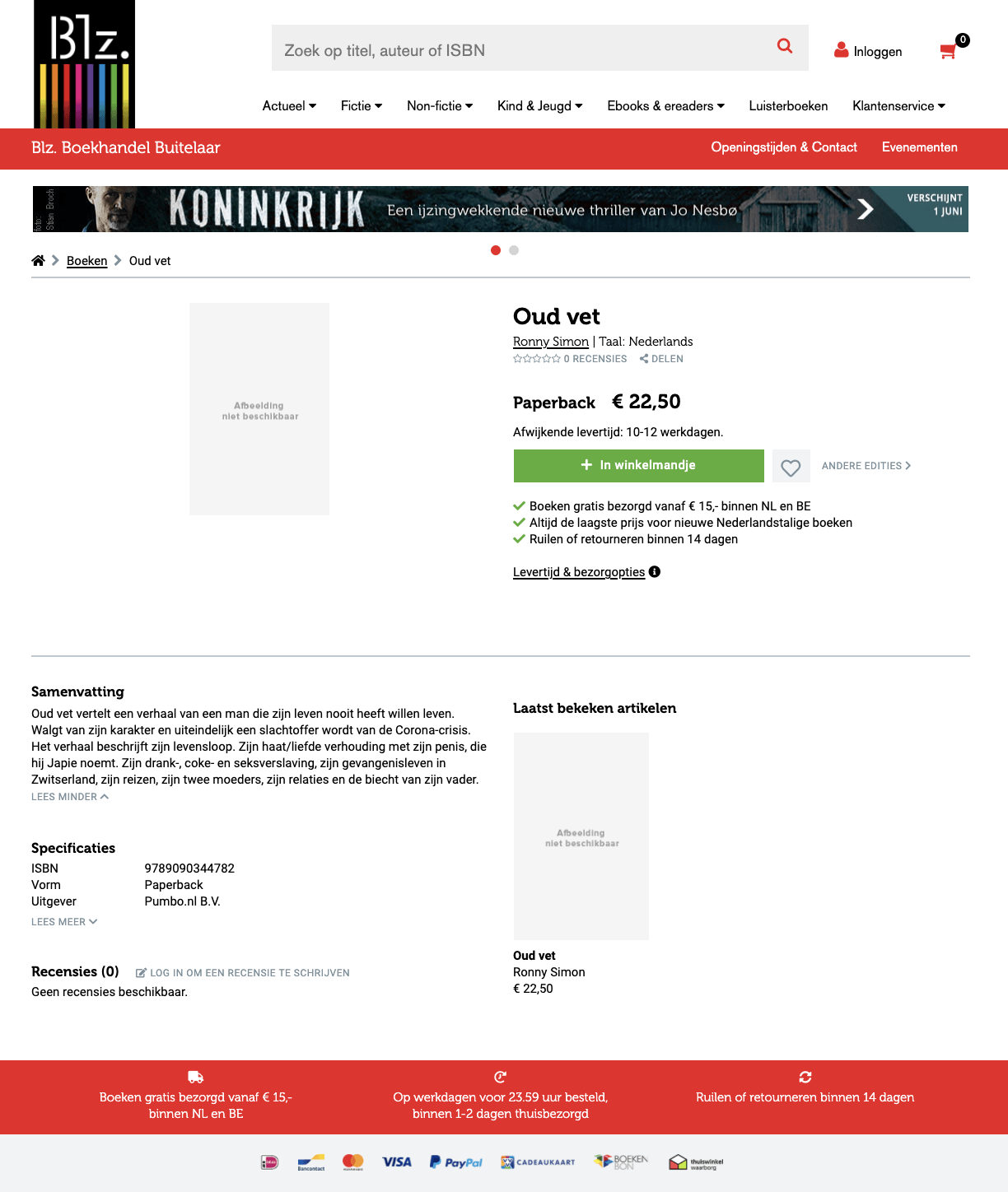 libris. Roman Oud vet van Ronny Simon online te koop.