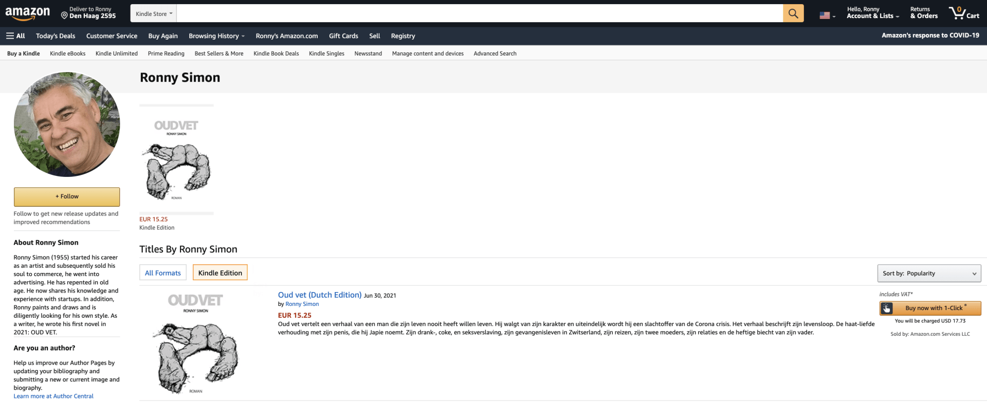 Roman Oud vet van Ronny Simon online te koop.