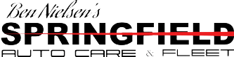 A logo for ben nielsen 's springfield auto care and fleet