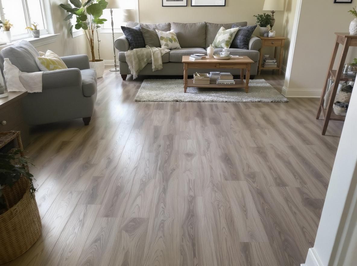 LVP flooring in Pasco, WA living room