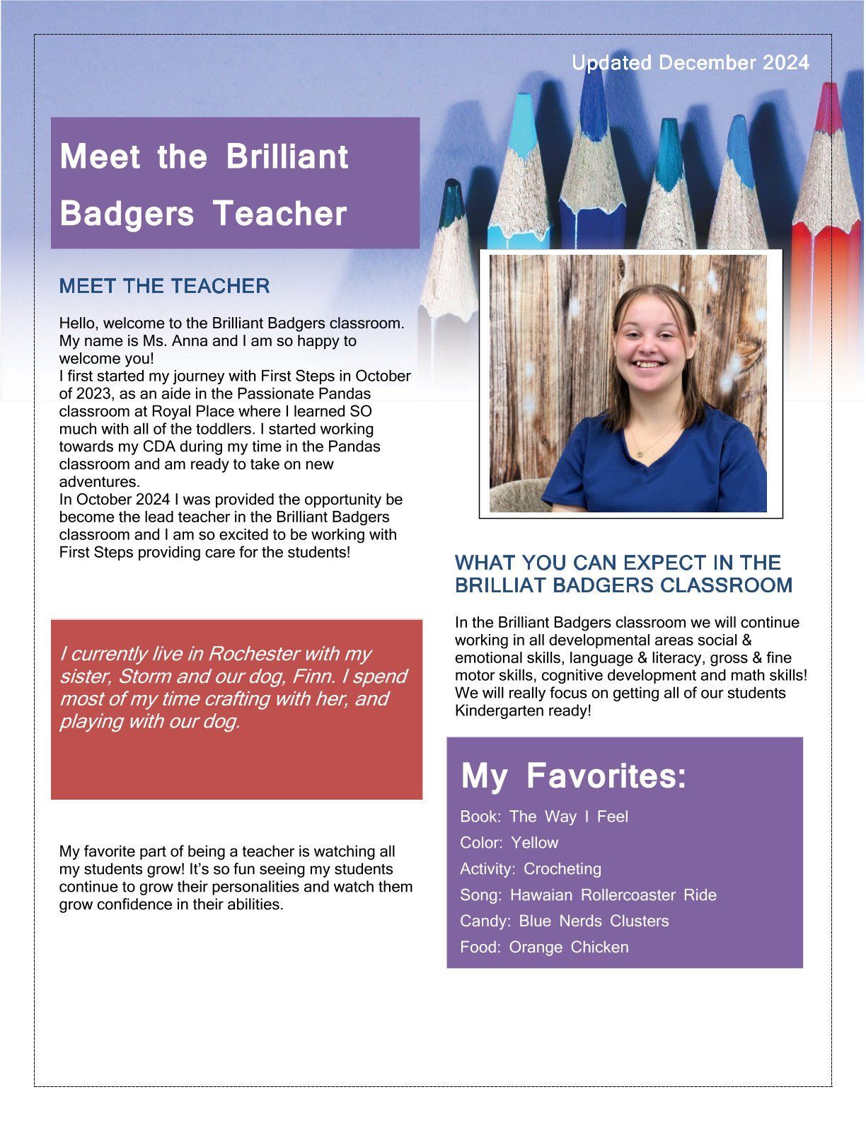 Newsletter titled 