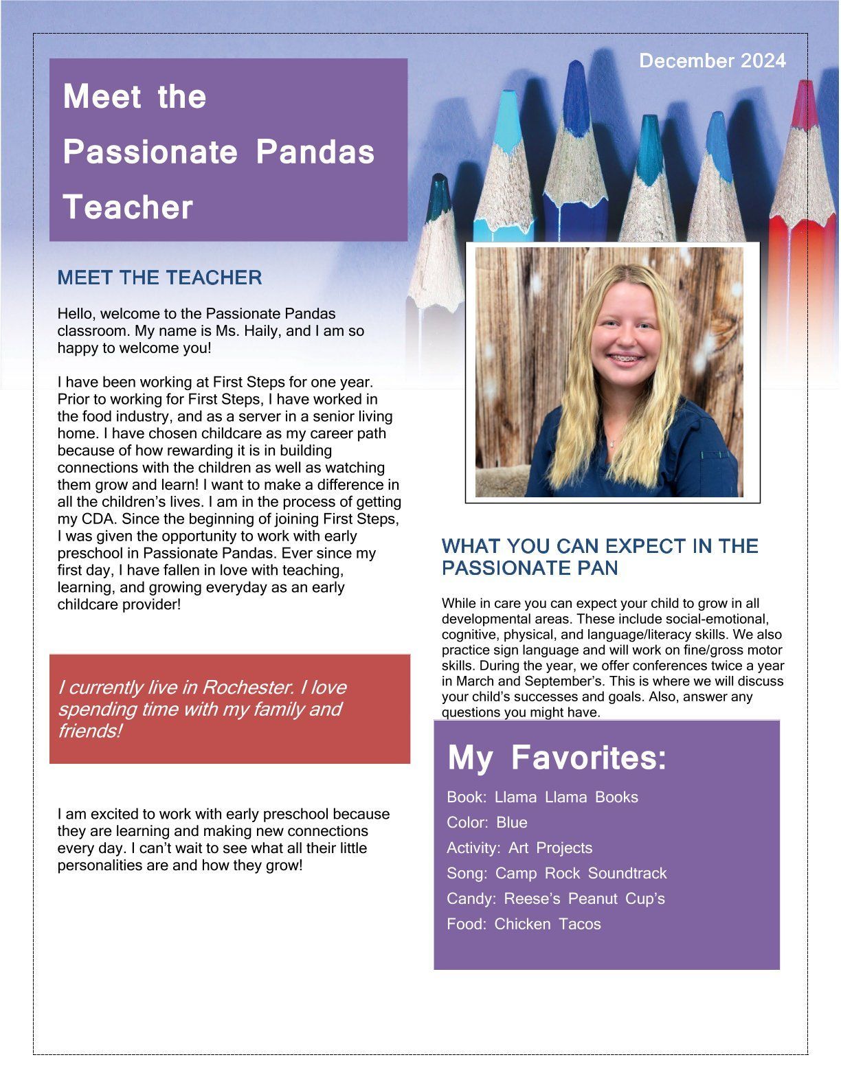 Newsletter titled 