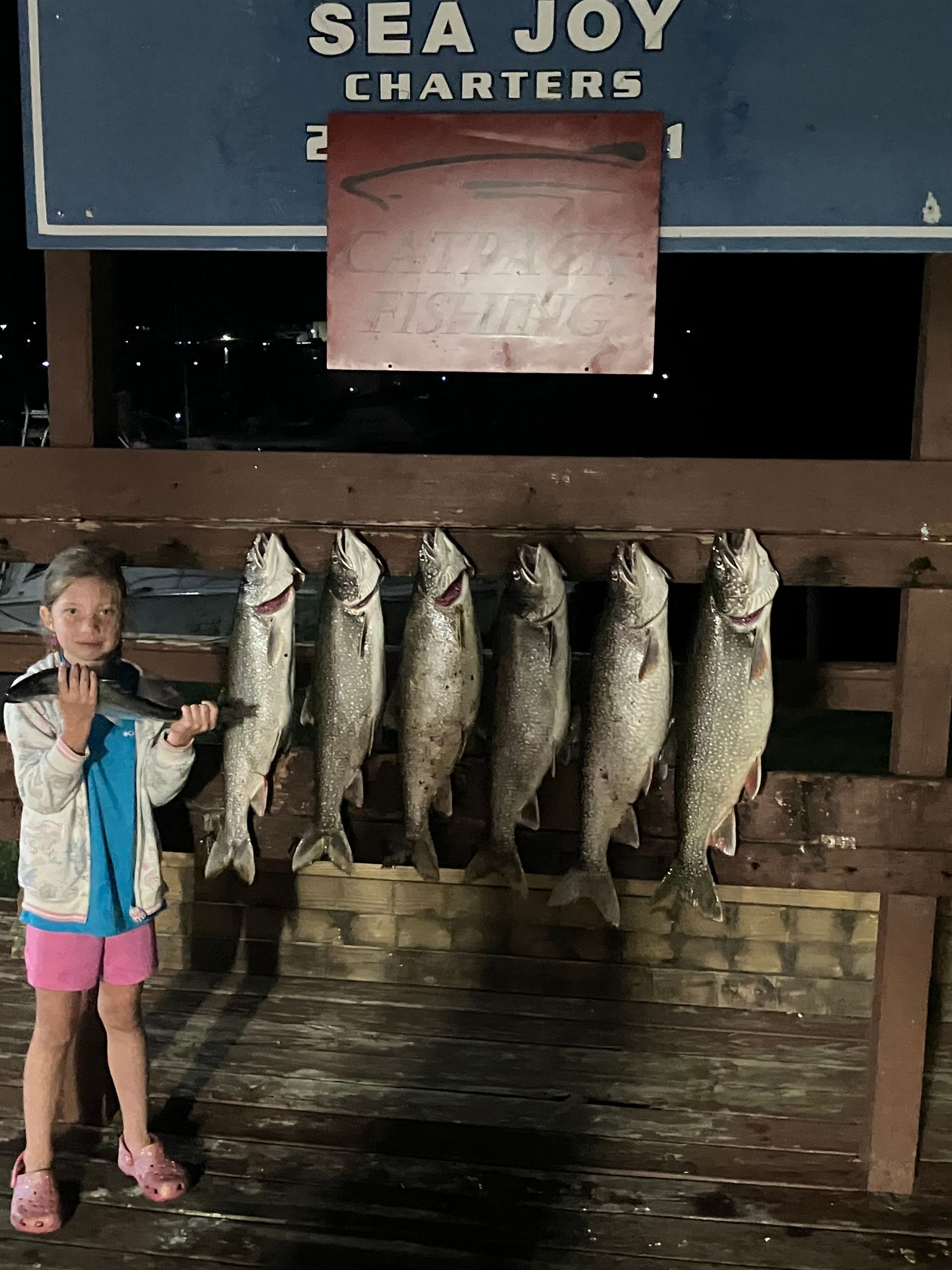 Limit of Lake Trout - plus 1 salmon