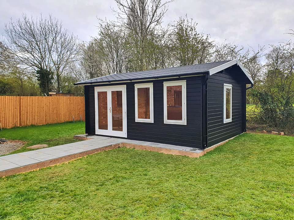 Small Office cabin in the garden