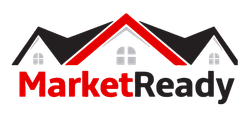 The logo for marketready shows a house with a red roof.