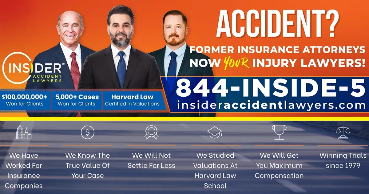 CA | Personal Injury Lawyer | Insider Accident Lawyers