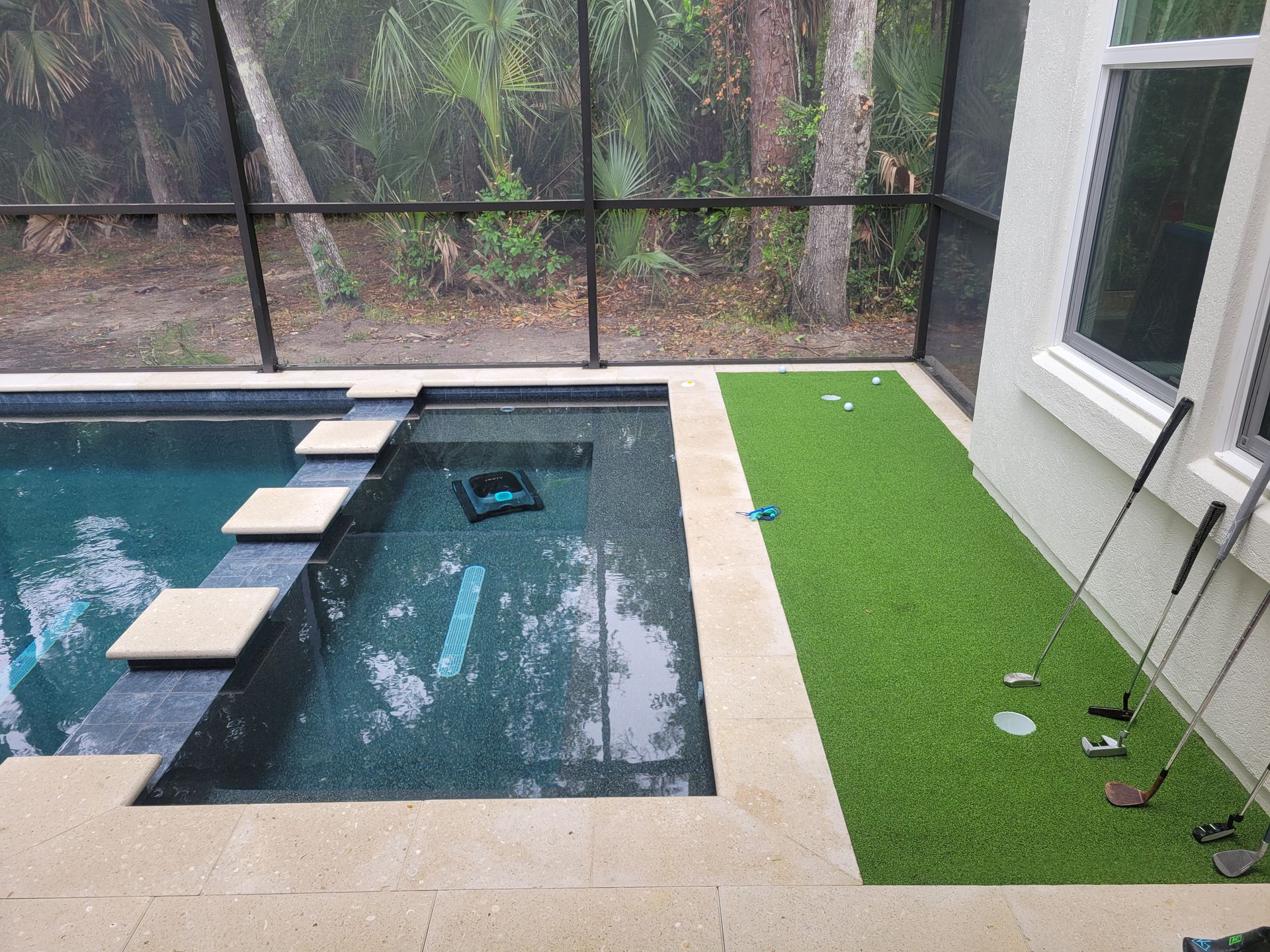 Detail Of Swimming Pool — Jacksonville Beach, FL — Taurus Pools