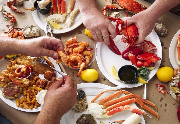 Seafood Feast — St. Gulfport, MS — Bed, Breakfast and Beyond