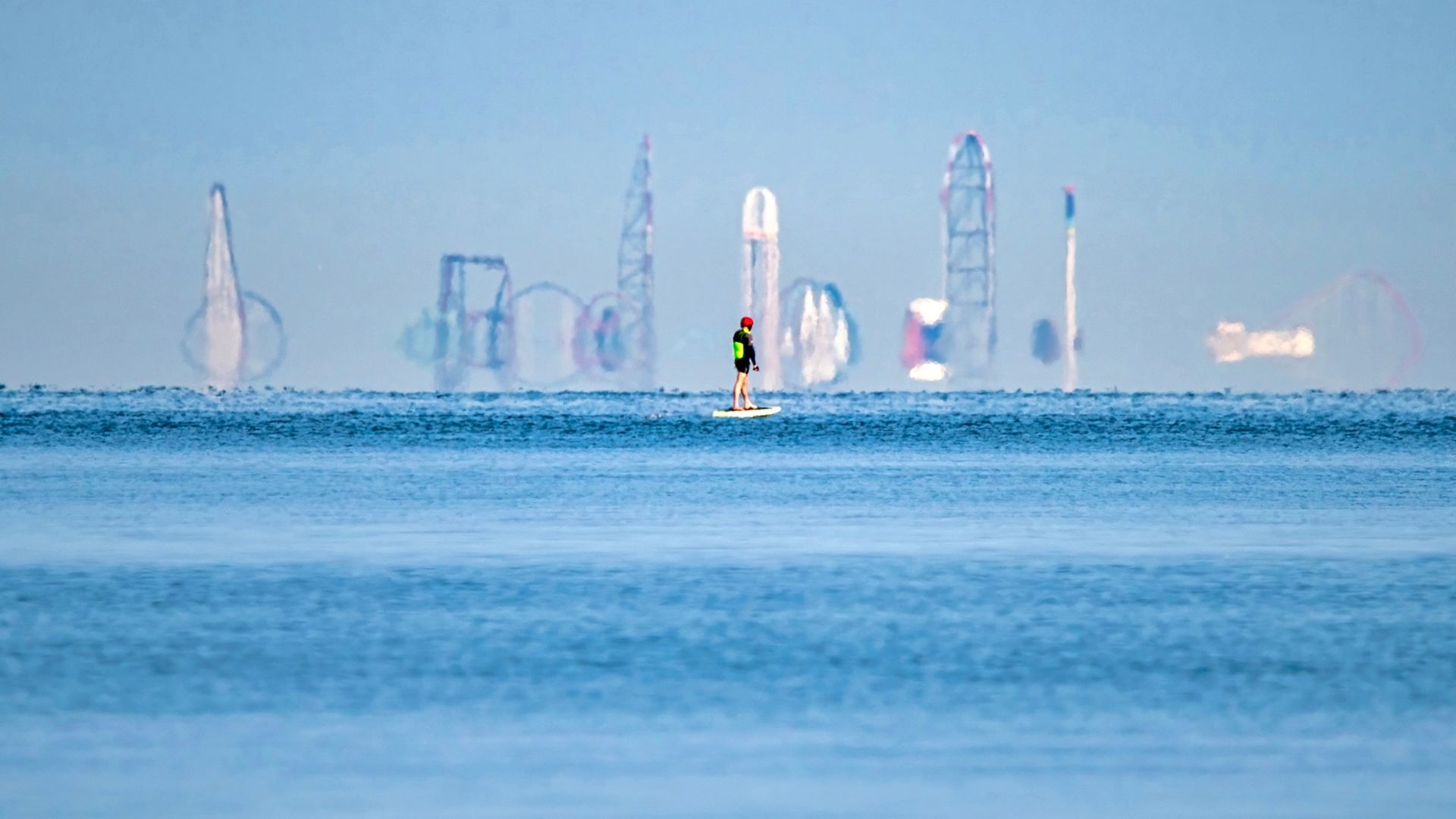 View of Lake Erie near Cranberry Creek Marina, Huron, Ohio