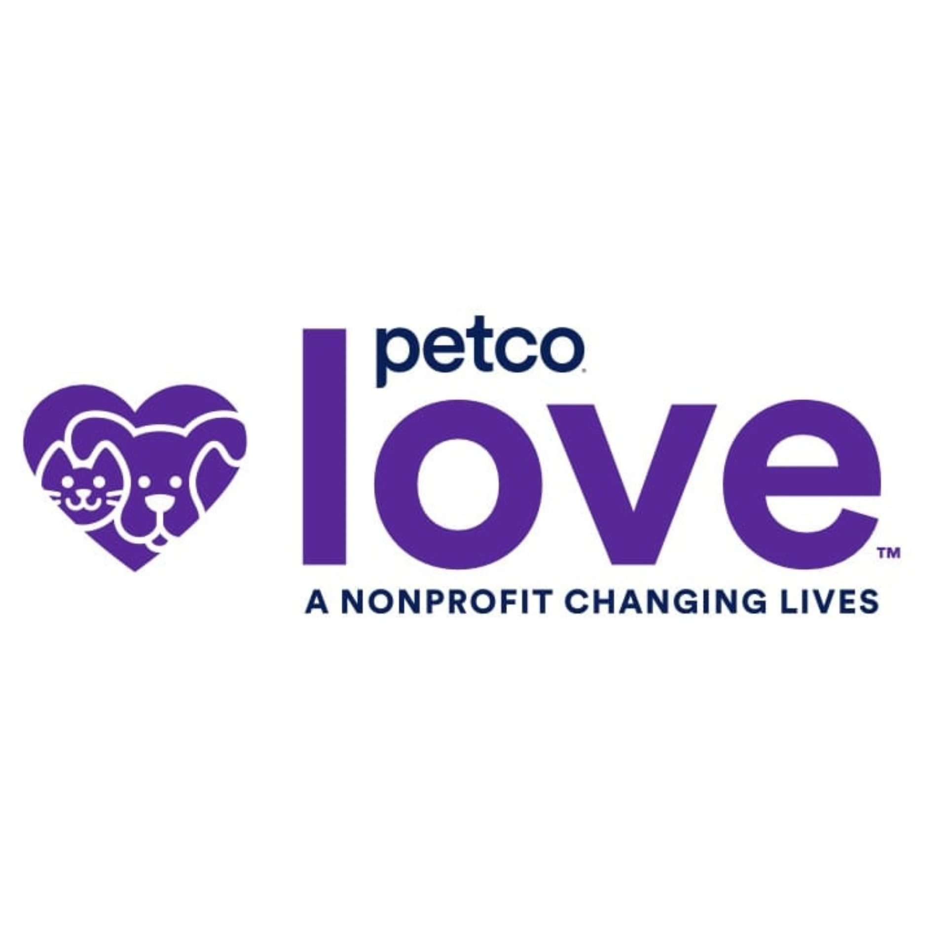 Logo for PetCo Love.