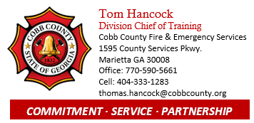 Tom Hancock – Division Chief of Training