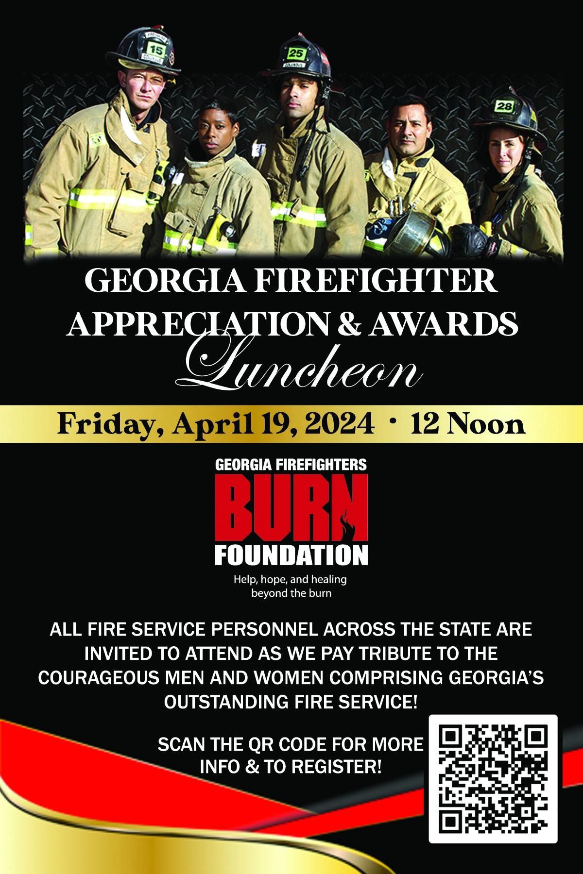 Fully Involved: GA Firefighter Appreciation Lunch April 19