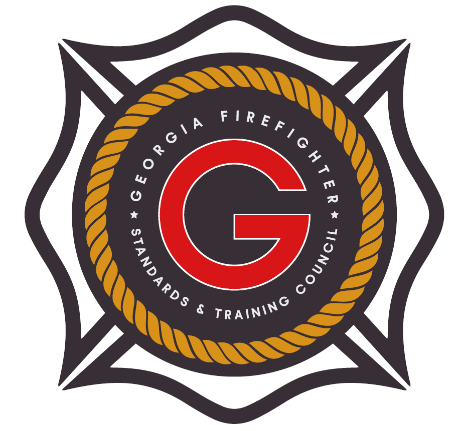 The logo for the georgia firefighter standards and training council