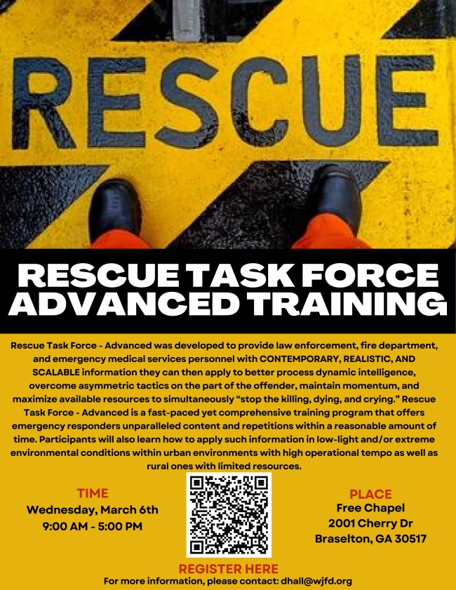 Rescue Task Force Advanced Training