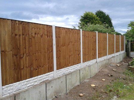 wooden fencing