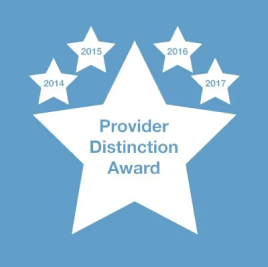 provider distinction award 2014-2017