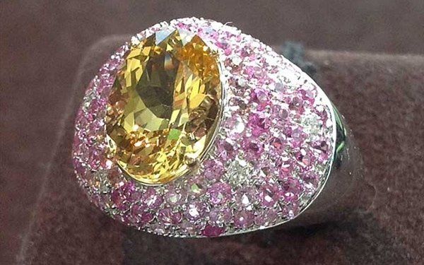 rif. A150 - anello diamanti danbubrite sara
