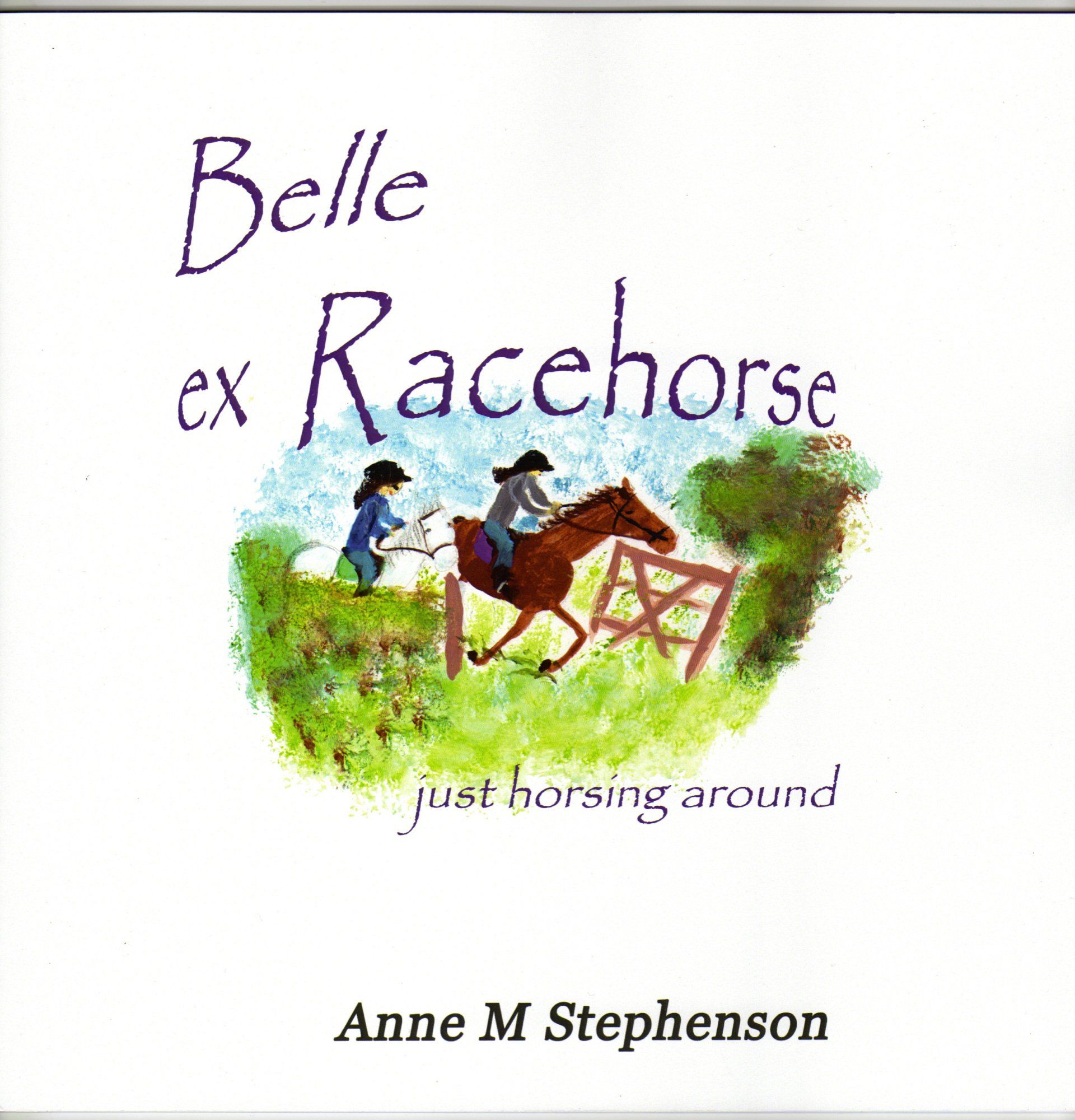 Belle ex Racehorse just horsing around book cover image