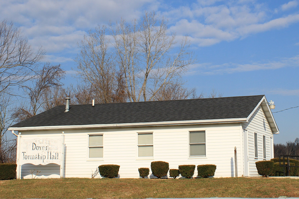 Dover Township Hall in Clayton, Michigan