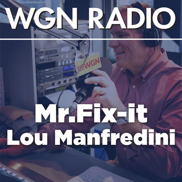 A man is talking into a microphone on WGN Radio