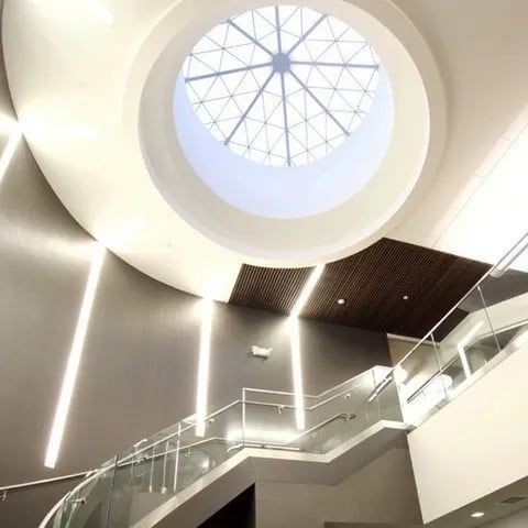 Dome-Shaped Skylights for Commercial