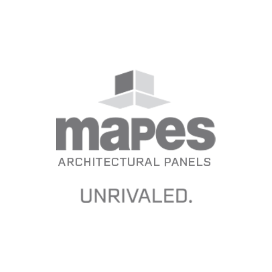 A black and white logo for mapes architectural panels