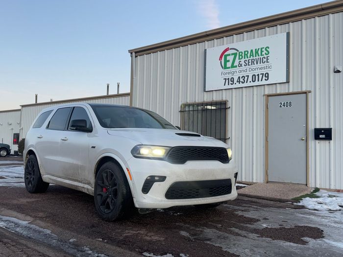 White Dodge Durango | EZ Brakes & Service