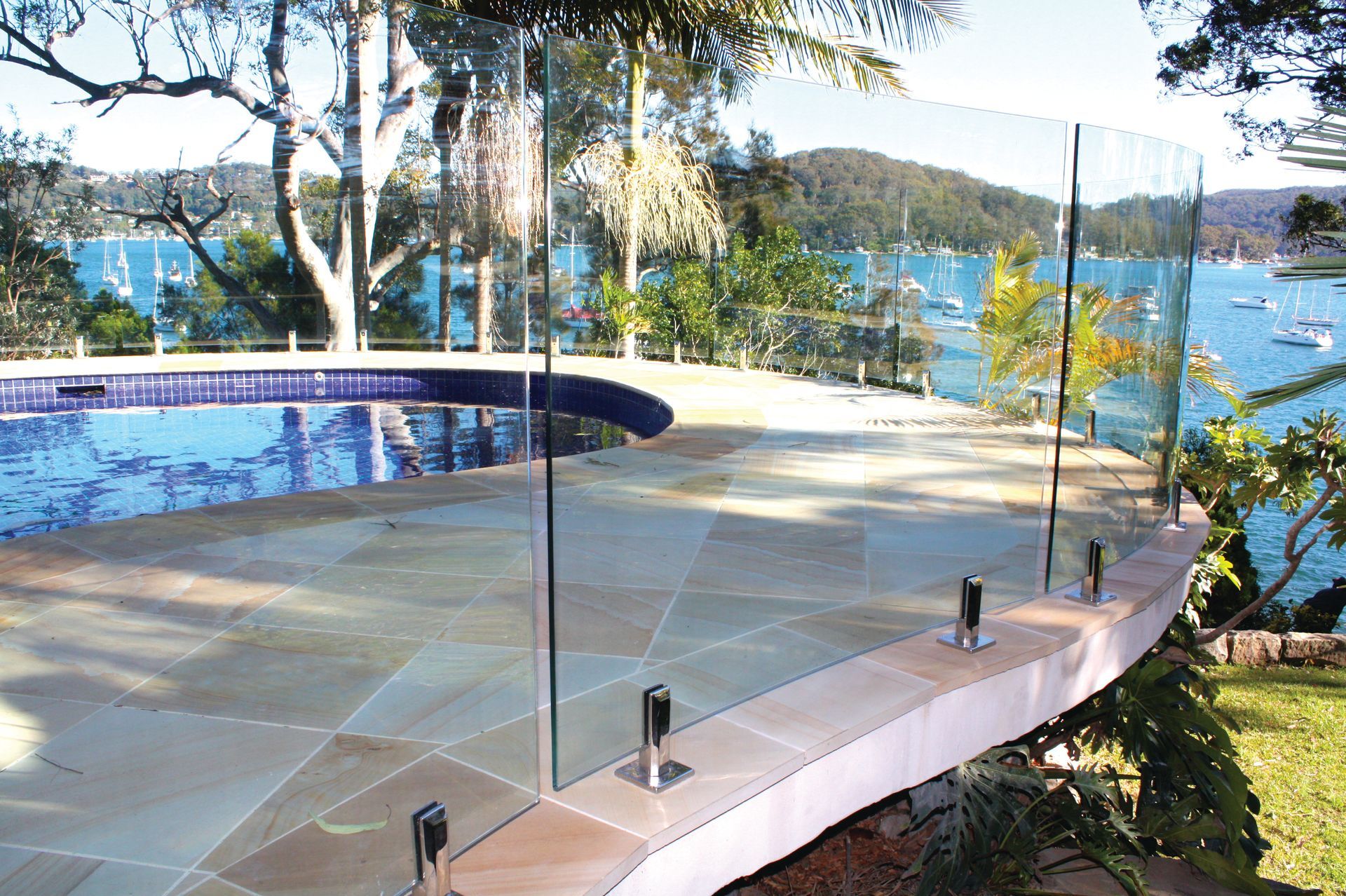 A Frameless Glass Pool Fence — Coastline Glass Pool Fencing in Old Bar, NSW
