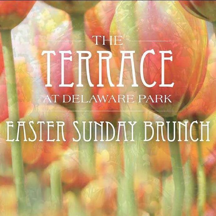 the terrace at delaware park advertises an easter sunday brunch