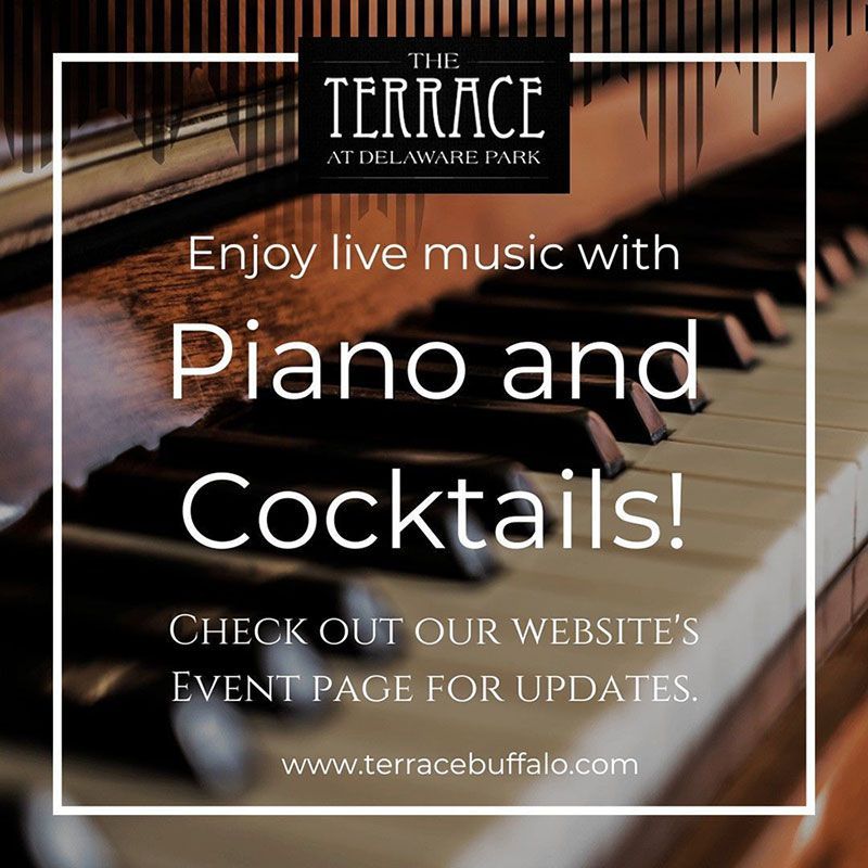 enjoy live music with piano and cocktails