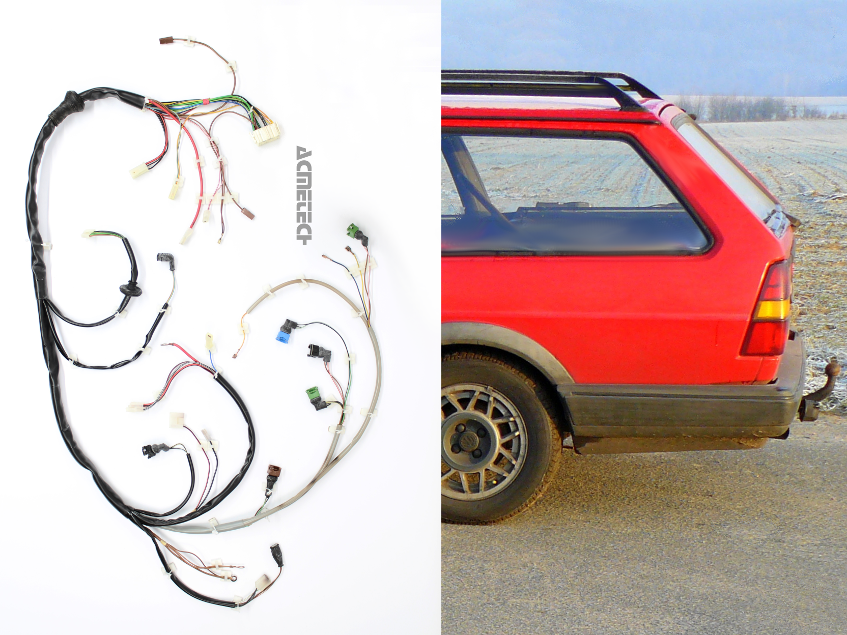 VW Passat mit ACMETECH-Kabelbaum 321 971 072 CA