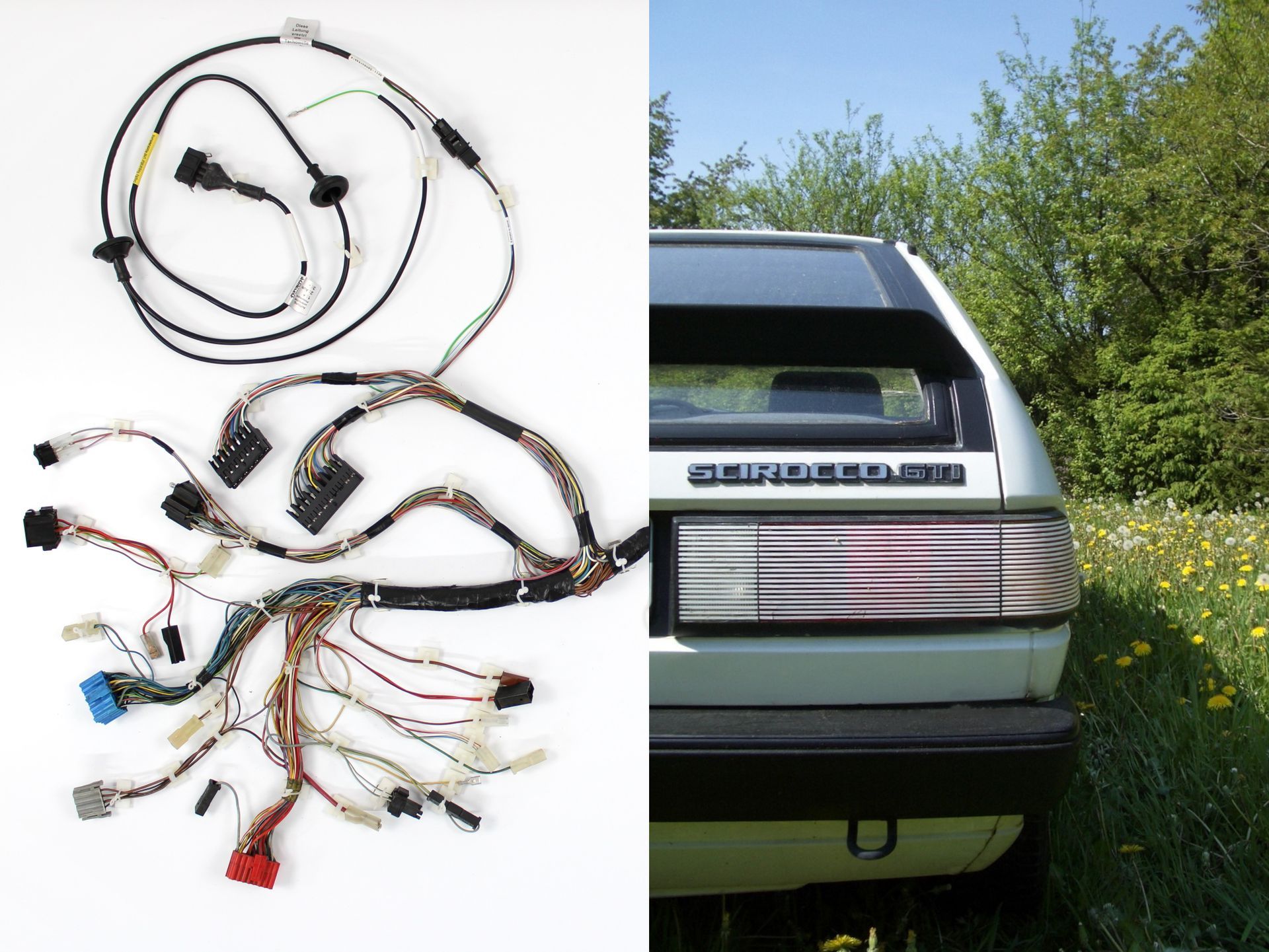 VW Scirocco mit ACMETECH-Kabelbaum 533 123 065 A