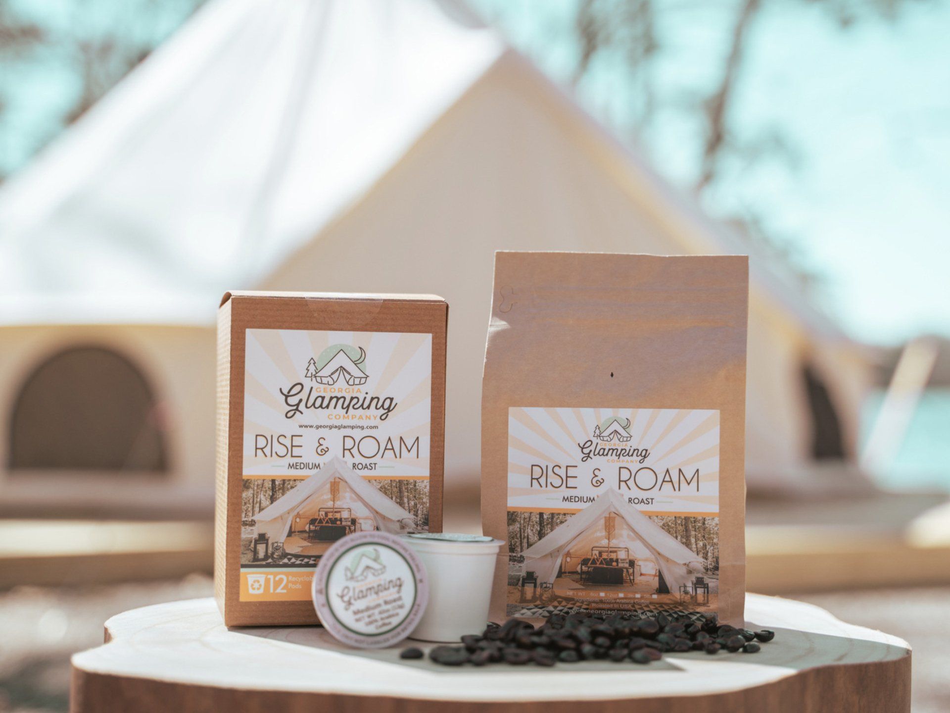 Coffee product display: