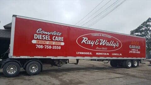 Diesel care red truck - Towing in Lynwood, IL