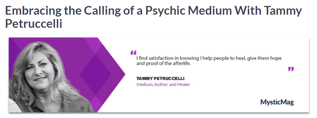 Embracing the Calling of a Psychic Medium with Tammy Petruccelli