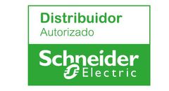 El logotipo de Schneider Electric es verde y blanco sobre un fondo blanco.