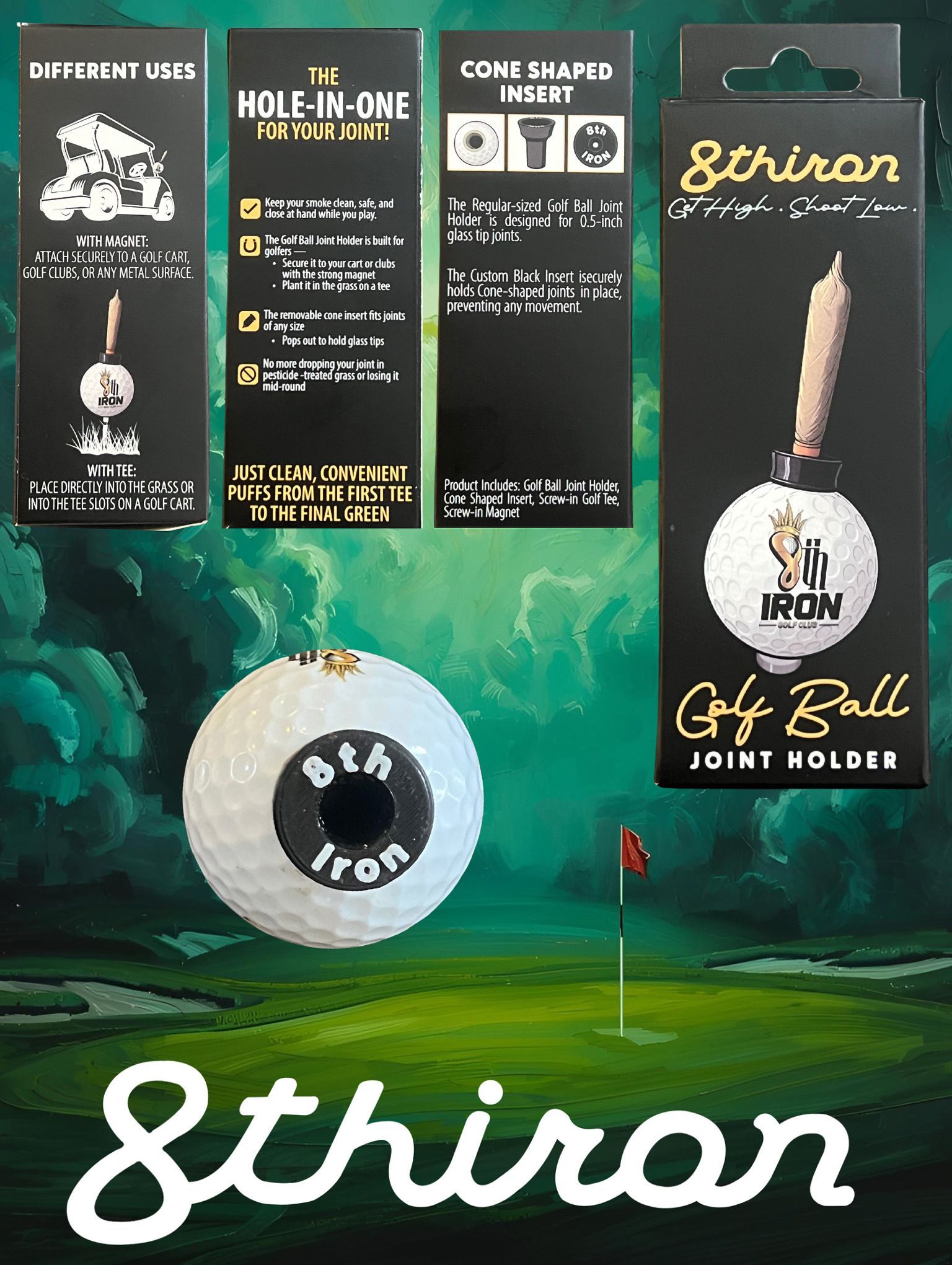 Golf Ball Joint/Blunt Holder